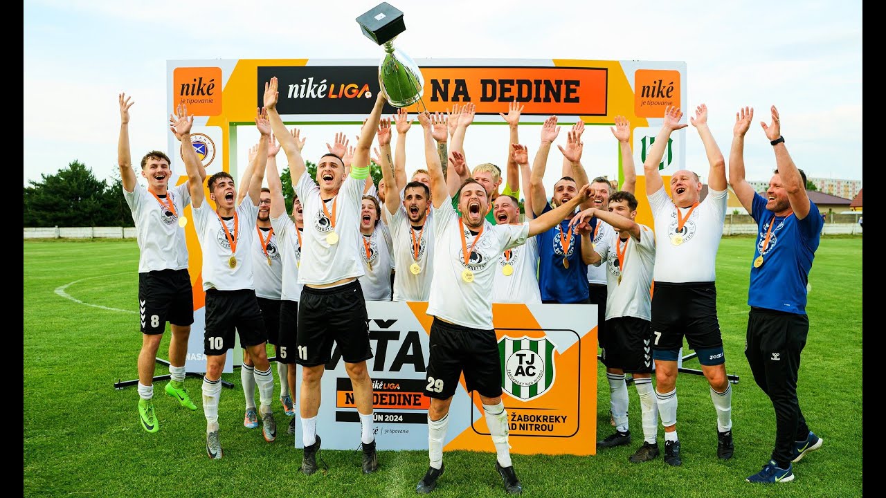 TJ AC ŽABOKREKY nad Nitrou - víťaz NIKÉ LIGA NA DEDINE - 02.06.2024