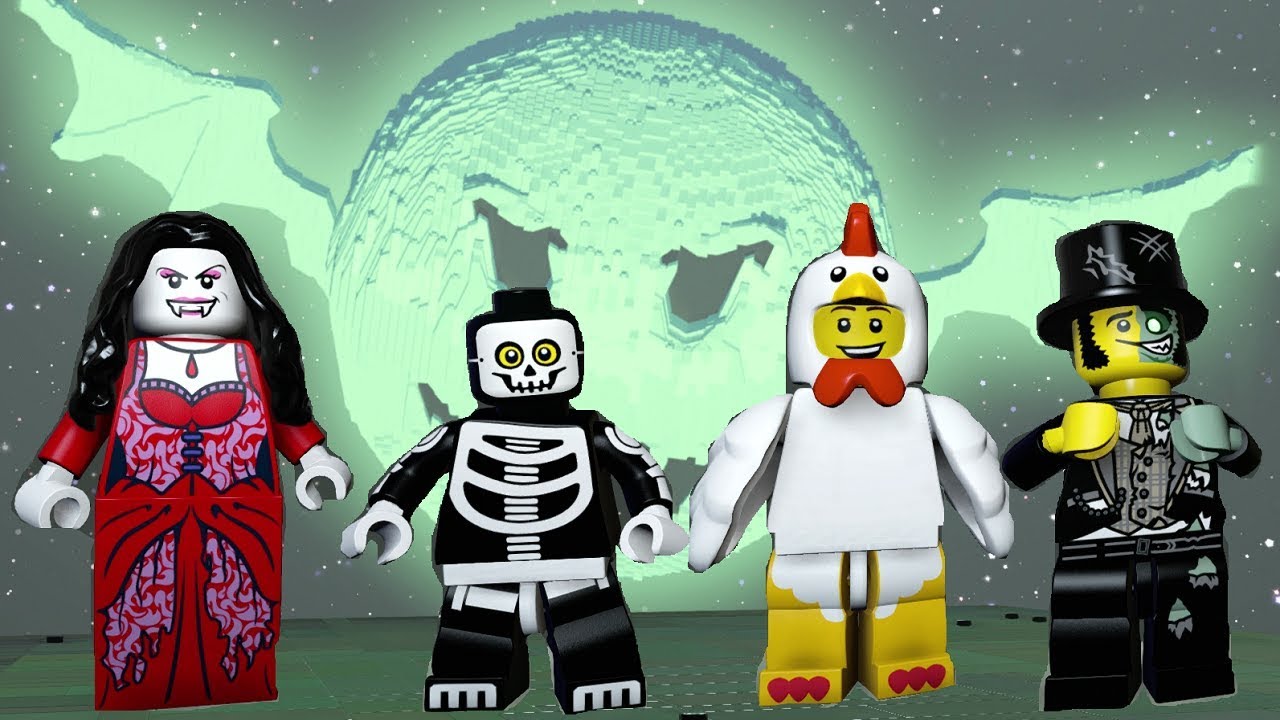 LEGO Worlds - Monsters DLC - Unlocking New Characters + Vehicles