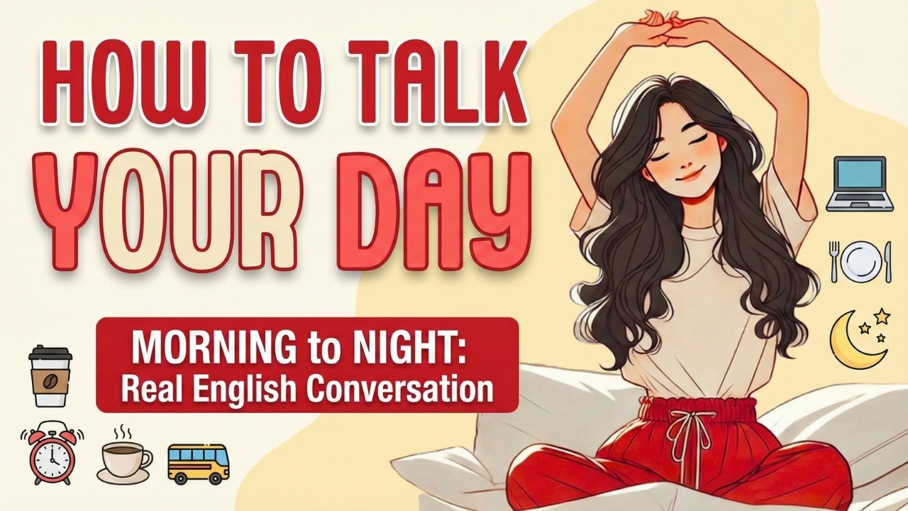 English Listening Practice: Daily Routine & Real Life Conversation 🎧