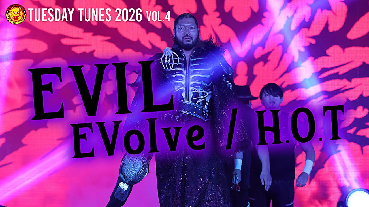 EVIL's Wrestle Kingdom 20 entrance! / EVolve & H.O.T ~2026.1.4~ (Entrance Video & Theme)