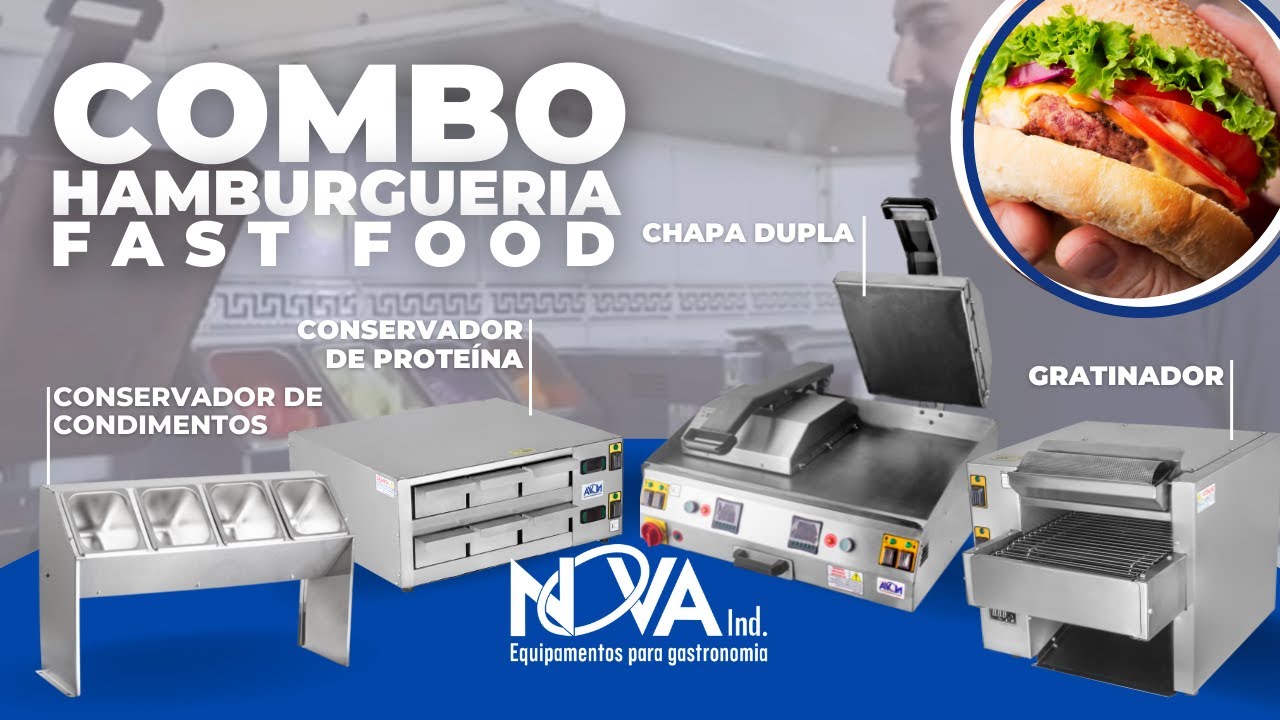 Hamburgueria Linha De Produção De Hamburguer Fast Food Novaind