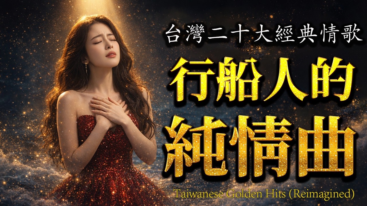 台語金曲【舊曲新韻】賦予經典新靈魂 ✨那卡西 & 台灣二十大經典情歌【行船人的純情曲, 雲中月圓, 空笑夢, 落雨聲, 深情海岸】Hokkien Golden Ballad