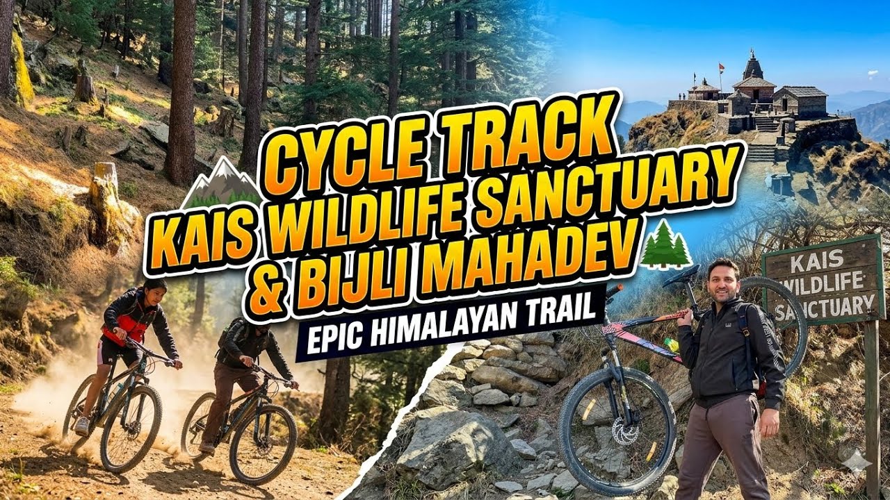 Vlog 16Cycle Track Kais wildlife sanctuary and Bijli mahadev Epic Himalayan trail