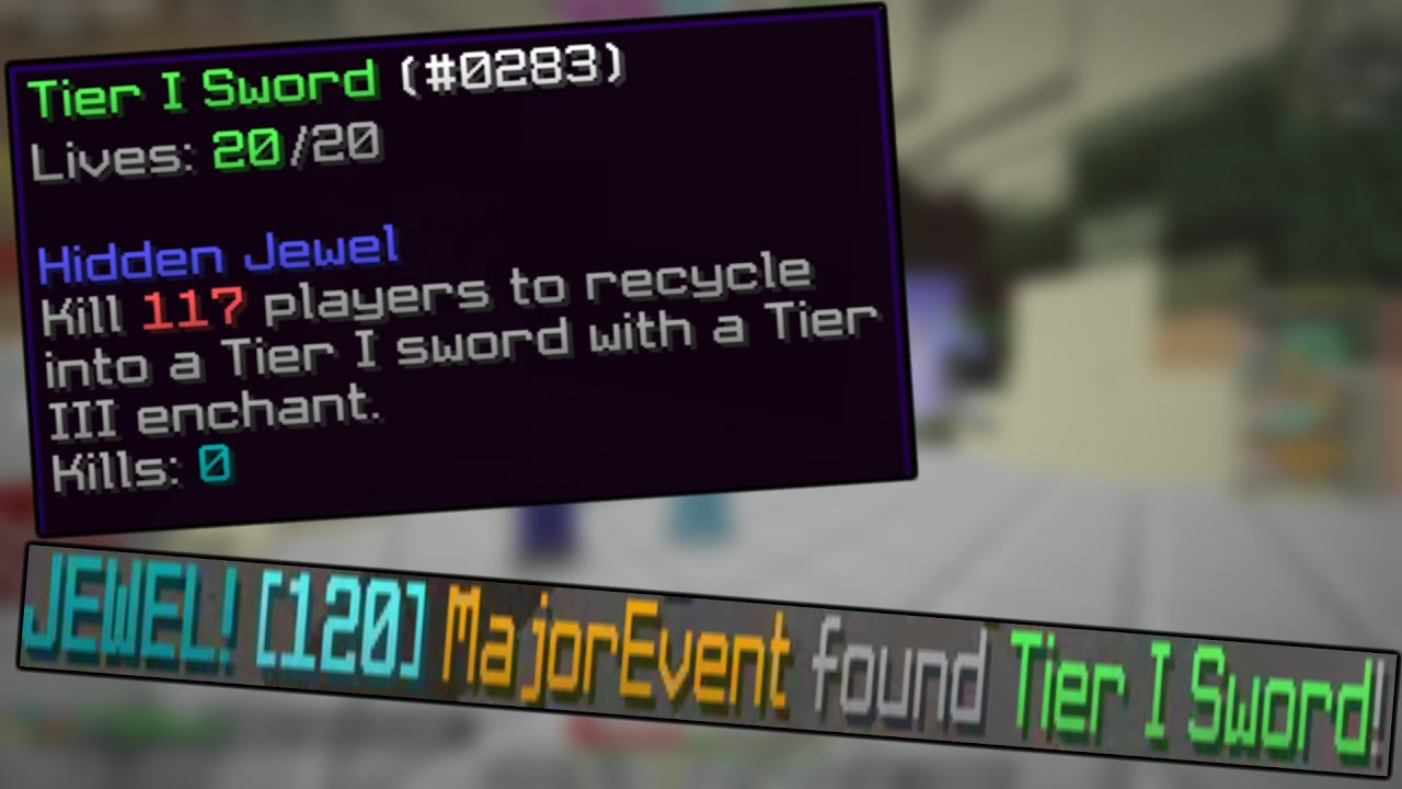 Doing HIDDEN JEWEL SWORDS in the pit..