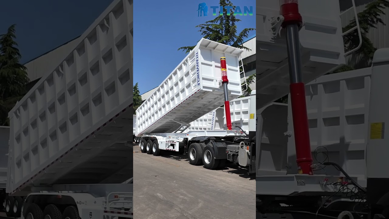 Semirremolque basculante ba&ntilde;era cereal benalu 3 ejes nuevos