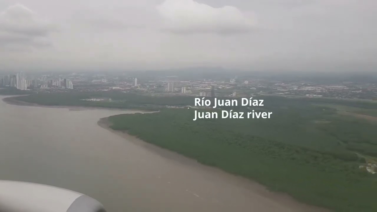 Espectacular aproximación y aterrizaje en el Aeropuerto Internacional de Tocumén Panamá (PTY)