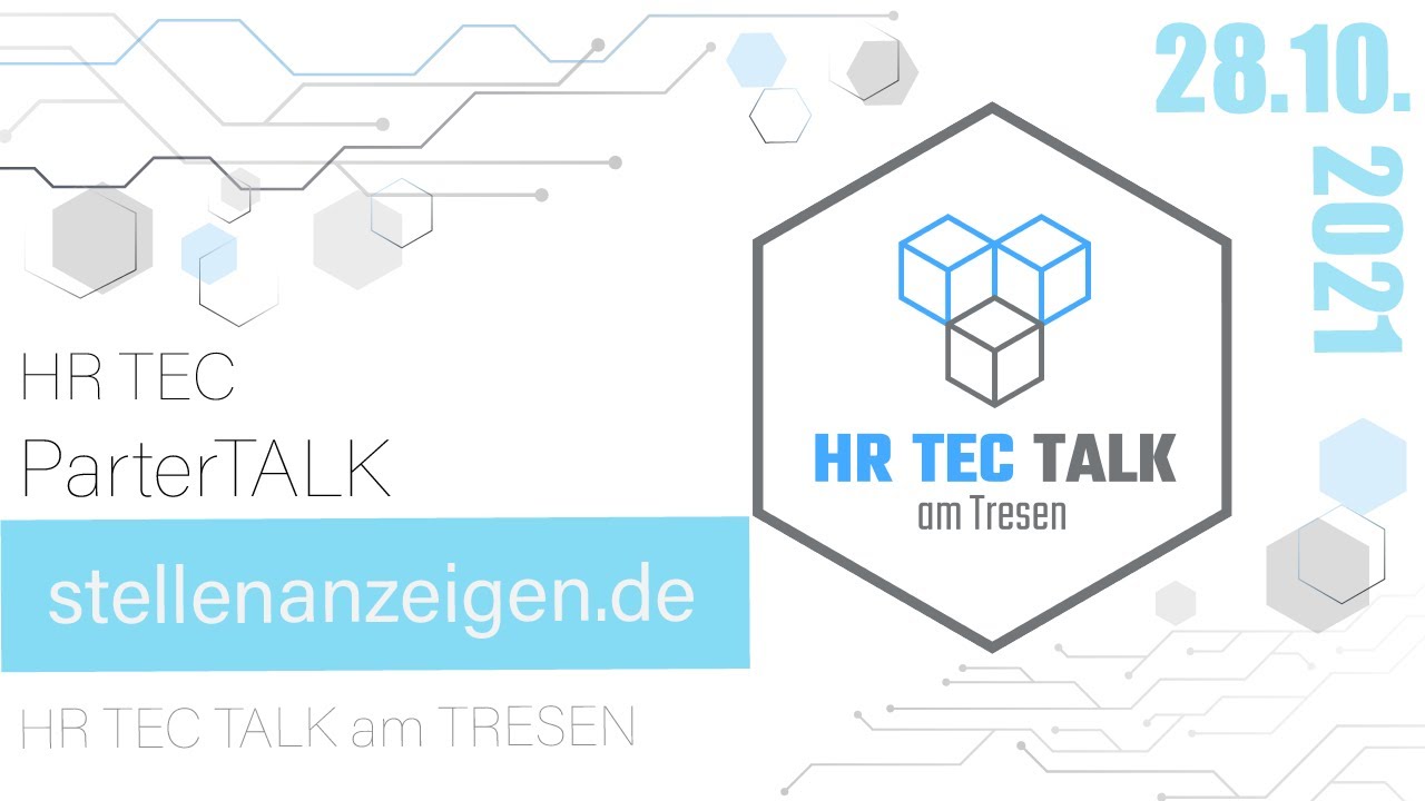 PartnerTALK mit stellenanzeigen.de || HR TEC TALK am TRESEN