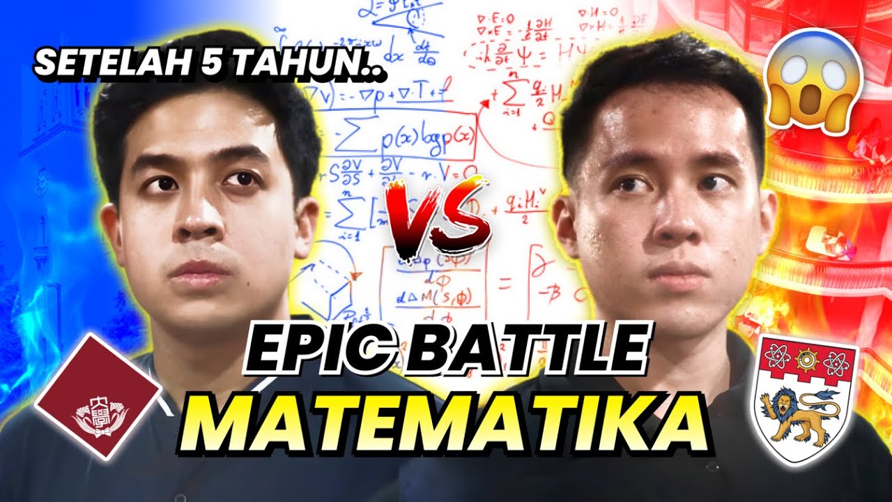 PANAS!! BATTLE MATEMATIKA JEROME VS BILLY, ANAK MATH NTU! REMATCH SETELAH 5 TAHUN!
