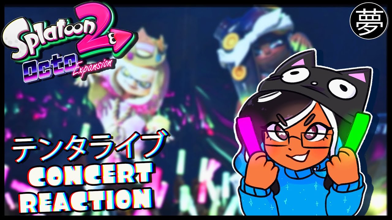 YUME REACTS TO THE SPLATOON 2 TENTALIVE CONCERT | New Octo Expansion Music! 😱