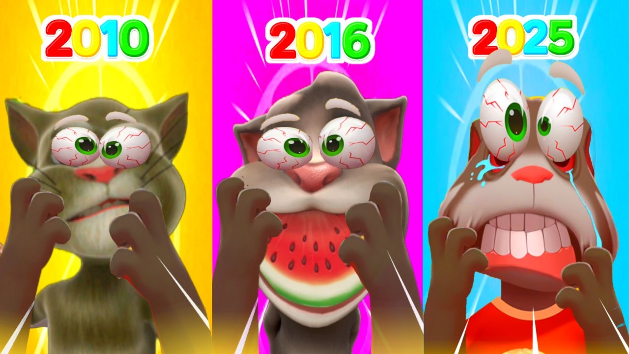 Talking Tom Cat Old vs Talking Tom Cat Now 🧀🧀🧀