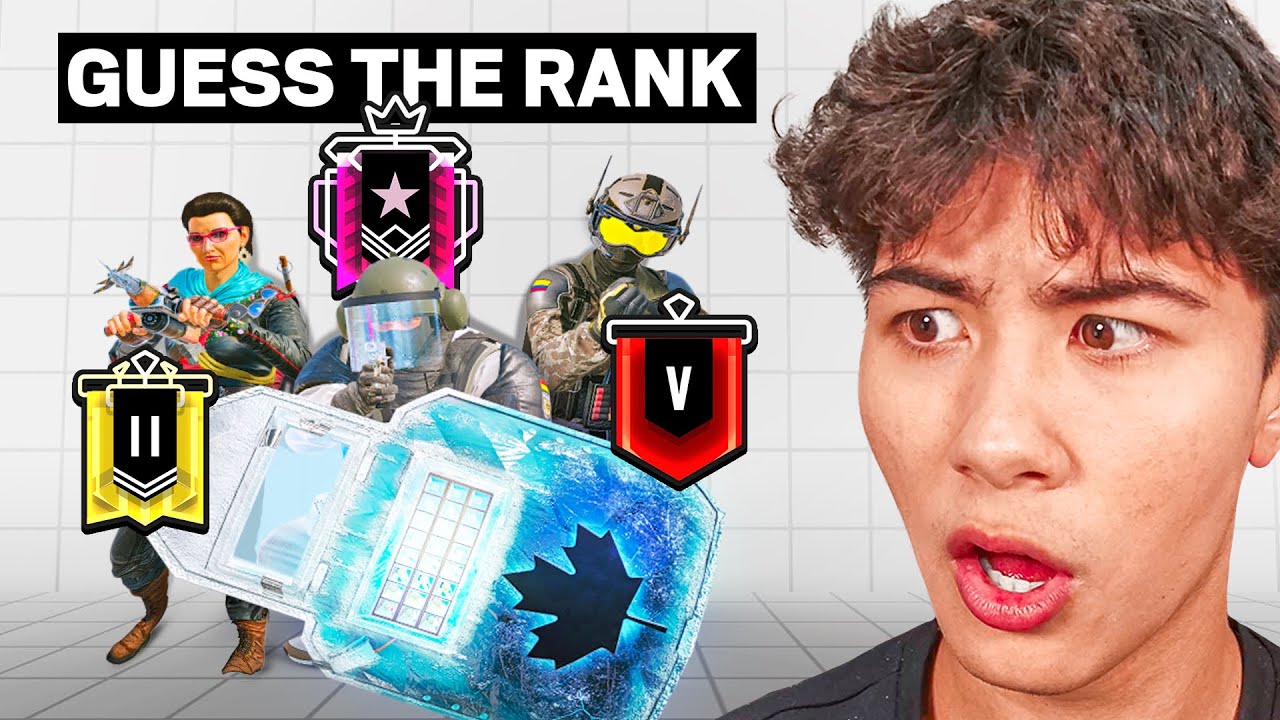 Guessing Your Ranks In Rainbow Six Siege