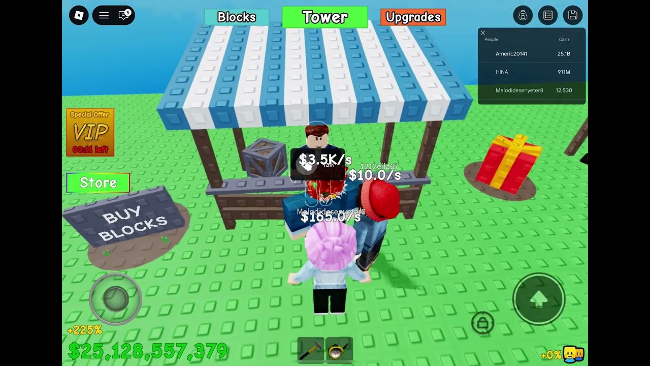 Roblox building a tower