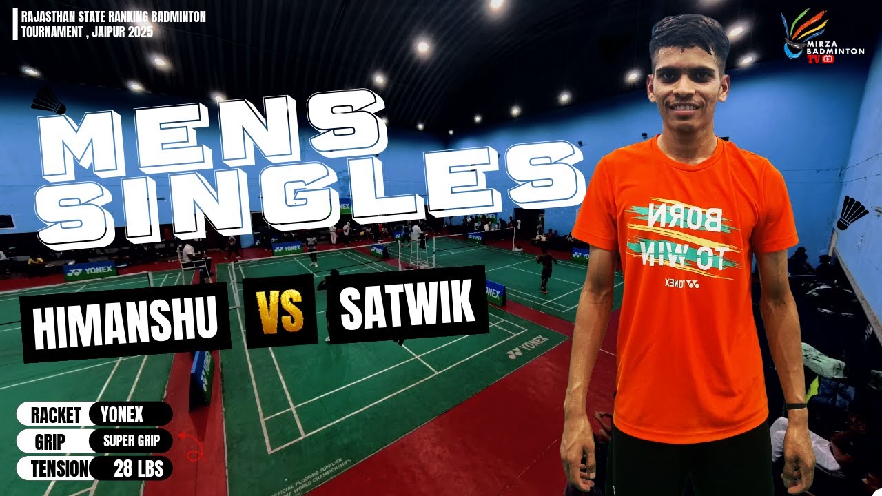 Satvik Agrawal vs Himanshu Gupta | MS Qualification R128 | Rajasthan Badminton 2025 | MB TV