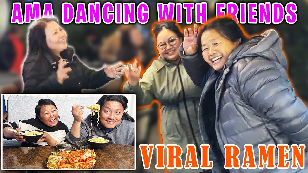 AMA KO SATHI HARU VETNA AUNU VAYO 😊❤️ VIRAL TIKTOK RAMEN TRY GARDAI🤞 KASTO VAYO TA?