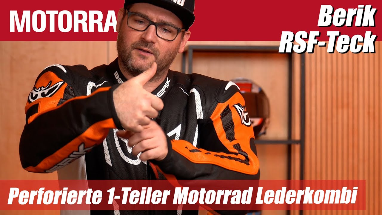 Unboxing: Berik RSF-Teck perforierte 1-Teiler Motorrad Lederkombi
