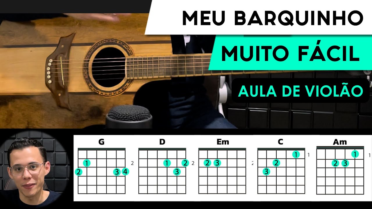 Meu Barquinho - Giselli Cristina | Cifra Simplificada | Para Iniciantes | Aula De Violão