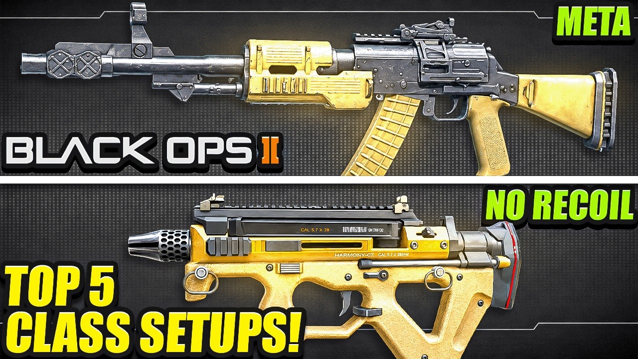 BLACK OPS 2: 5 НОВЫХ МЕТОВЫХ КЛАССОВ, КОТОРЫЕ СТОИТ ПОПРОБОВАТЬ! (Лучшие классы в BO2) Лучшее ору...