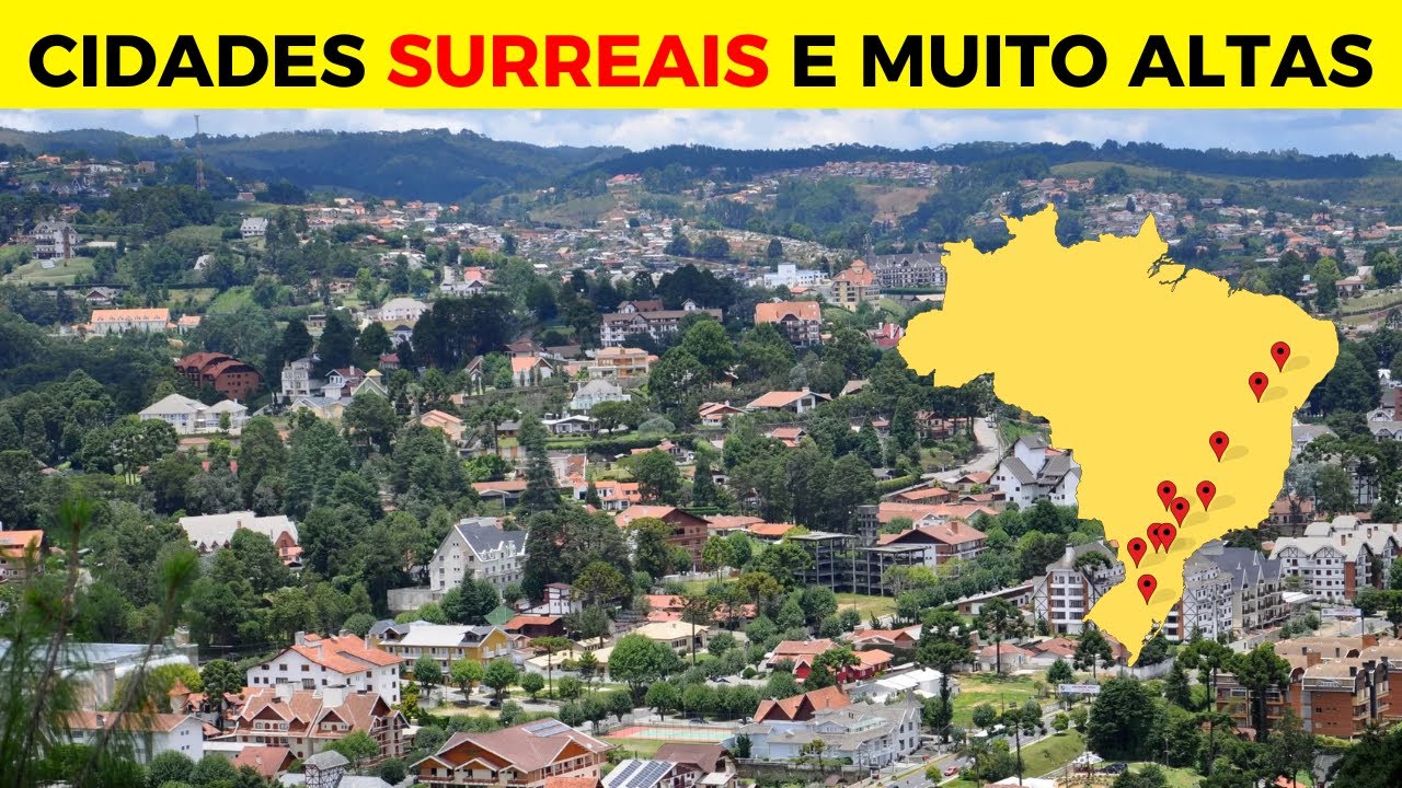 10 Cidades Montanhosas Lindas e Acessiveis 🇧🇷 que Ninguém Conhece