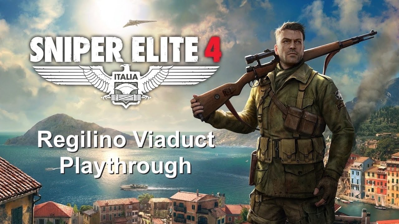 Regilino Viaduct playthrough — Authentic Plus — All Objectives — Sniper Elite 4
