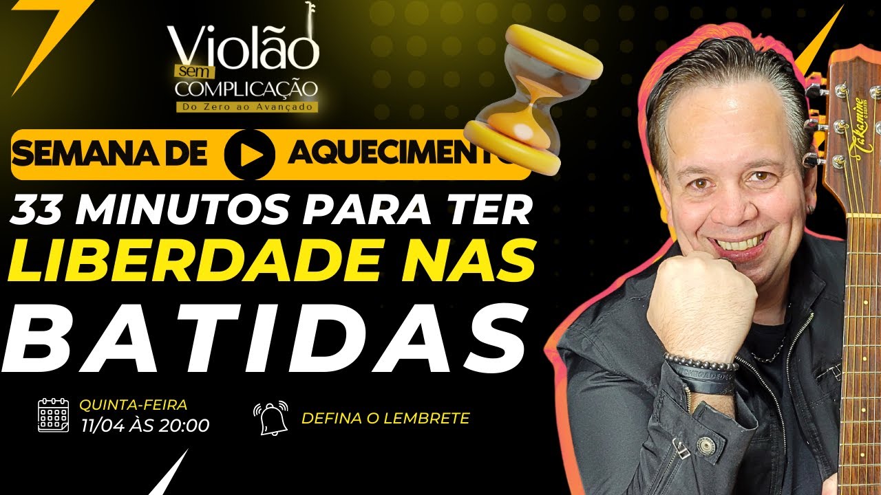 33 minutos para ter Liberdade nas Batidas e ter uma “Pegada” profissional