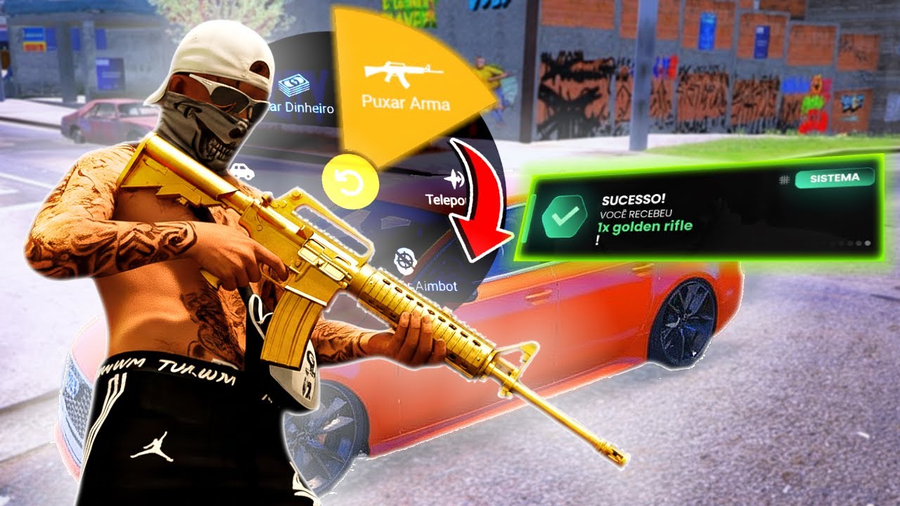 1 DIA DE GERENTE XITADO ENCONTRAMOS A ARMA DOURAD COM MOD MENU! #fivem #modmenu #antirp