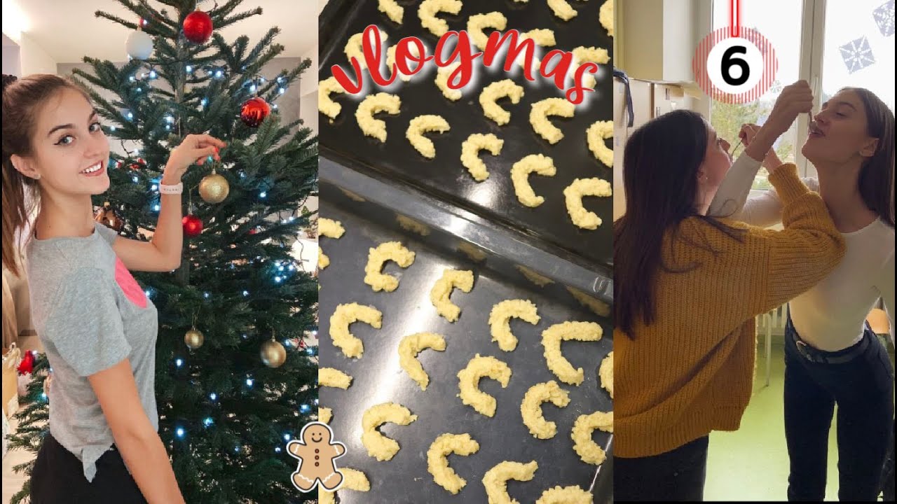 VLOGMAS #6 - pečení & balení dárků | Amy's World