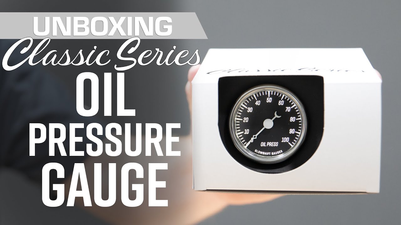 GlowShift | Classic Series Vintage Oil Pressure Gauge Unboxing