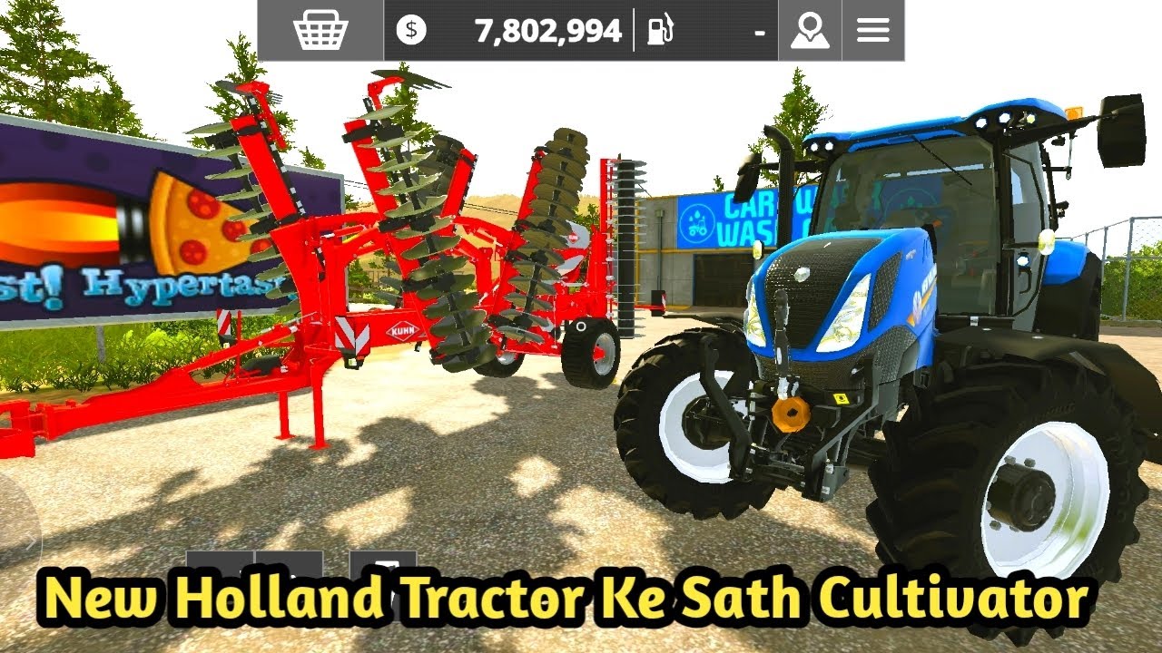 Farming Simulator 20 | New Holland ke sath NAYA CULTIVATOR REVIEW + Gameplay (Hindi)