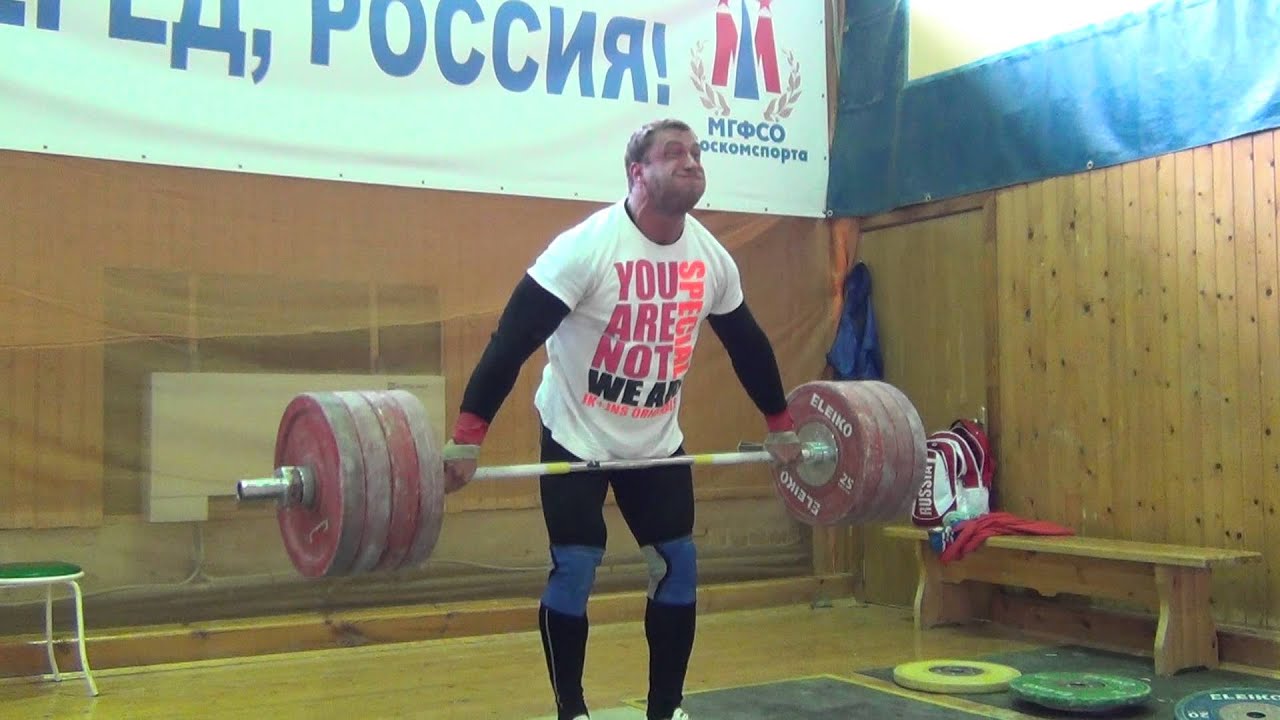 Klokov Dmitry - Cross fit - Dead lift 225 x 10