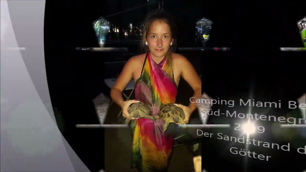 Montenegro 2019 - Josefine springt vom Fels ins Meer