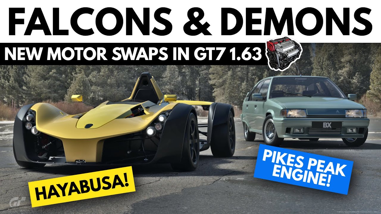 10 новых вариантов замены двигателей в GT7 1.63 | Часть 22 | Обновление Gran Turismo 7 за сентябр...