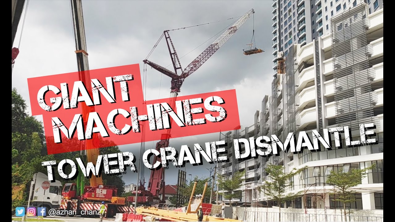Liebherr LTM1500 luffing jib assembly by BENI PART 02