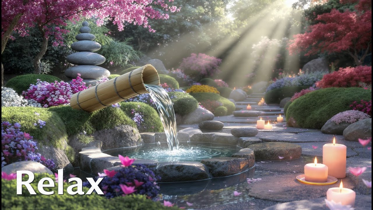 Fall Asleep Fast with Calm Water Fountain Sounds for Better Sleep | Live 24/7