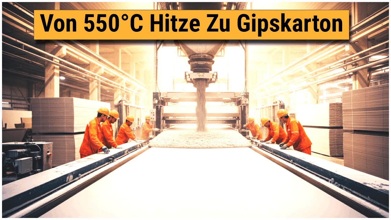 Wie Gipskarton Hergestellt Wird - 500.000 Tonnen Jährlich
