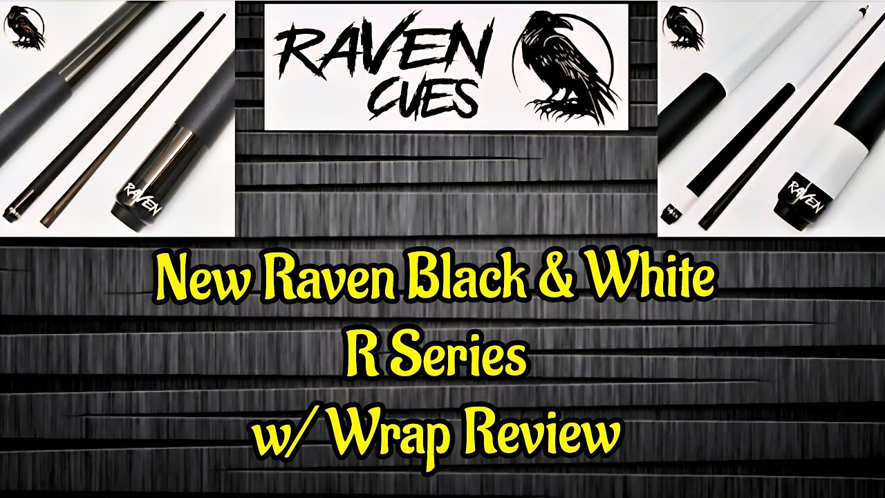 Raven Cues Black & White Wrapped Carbon Fiber R Series Full Review!! 😊 @raven_cues 