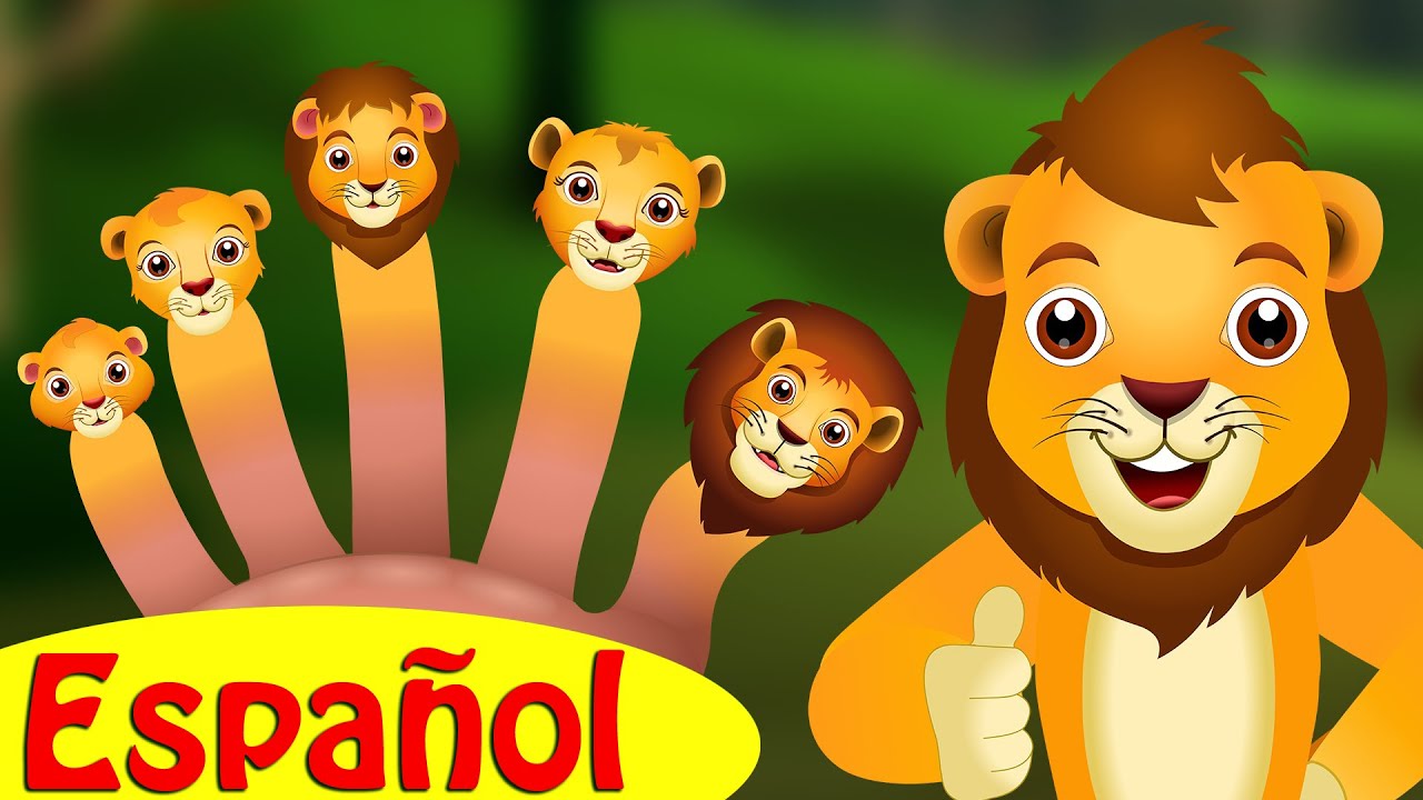 Familia Dedo León (Lion Finger Family Song) | Canciones infantiles en Español | ChuChu TV