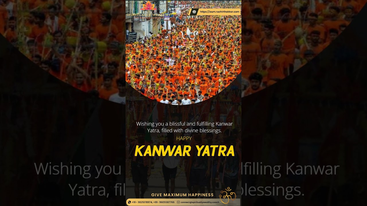 Kanwar Yatra: The Ultimate Pilgrimage of Devotion! 🙏🚶&zwj;♂️