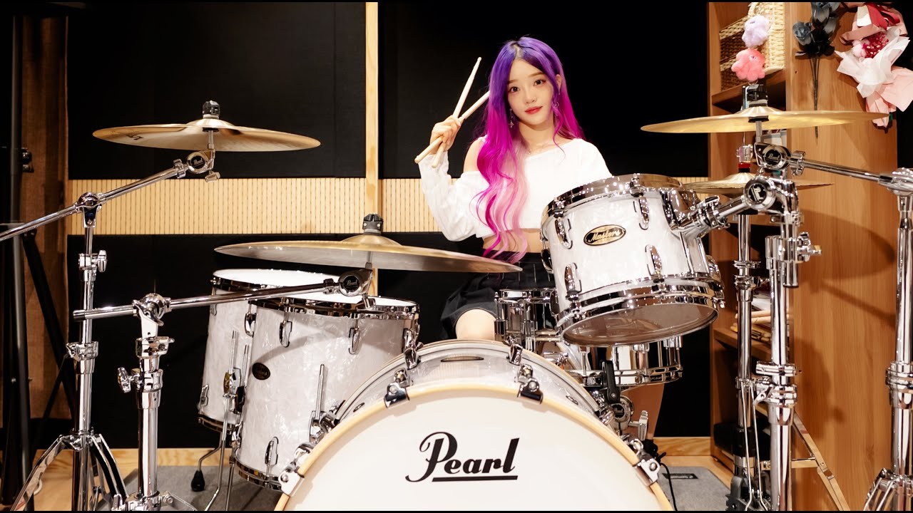 New Pearl Drum Artist / Yeong Eun from Rolling Quartz / Pearl Masters Maple GUM / Unboxing Video