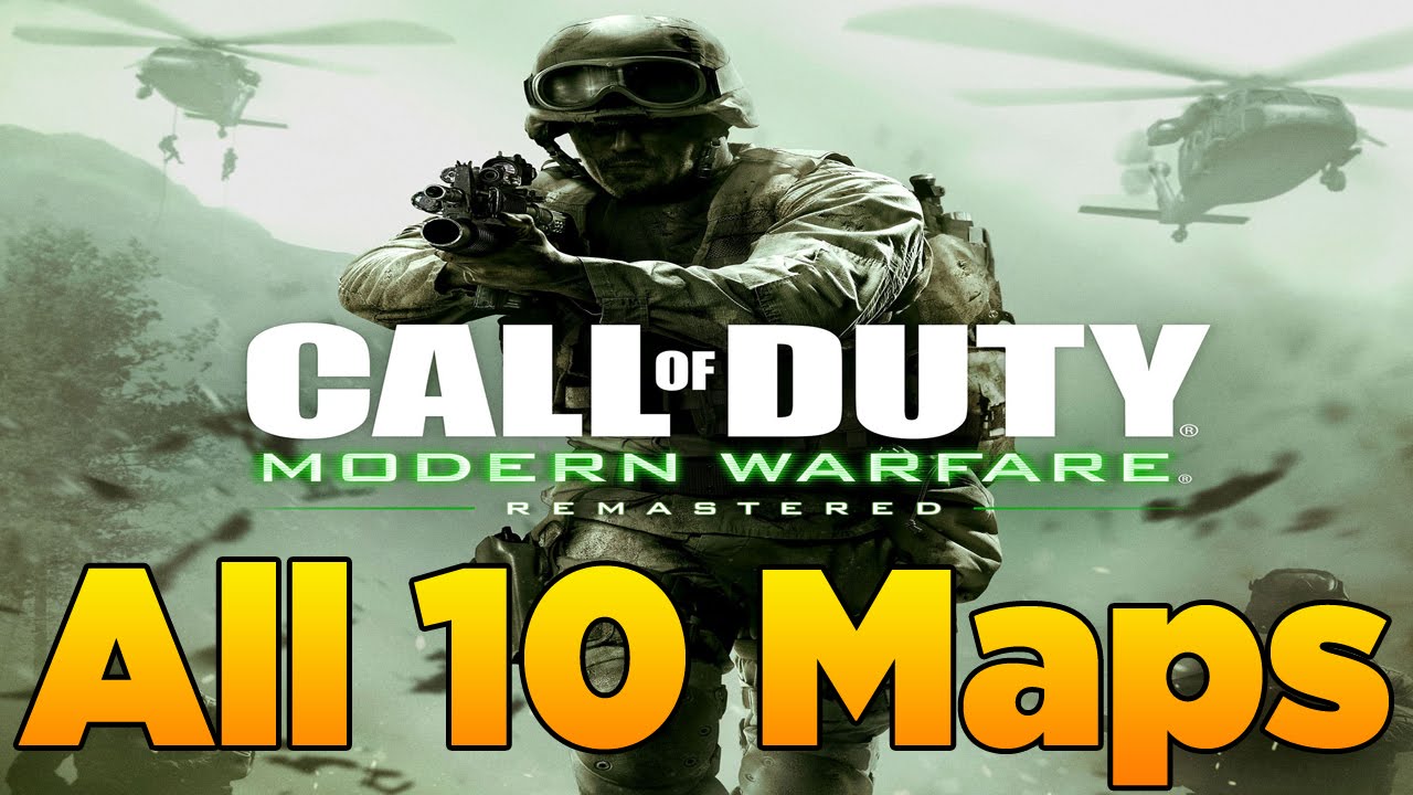 10 карт в Call of Duty Modern Warfare Remastered (MW Remastered)