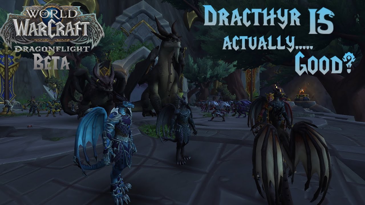 DRAGONFLIGHT BETA!!! TRYING OUT DRACTHYR EVOKER FIRST TIME!