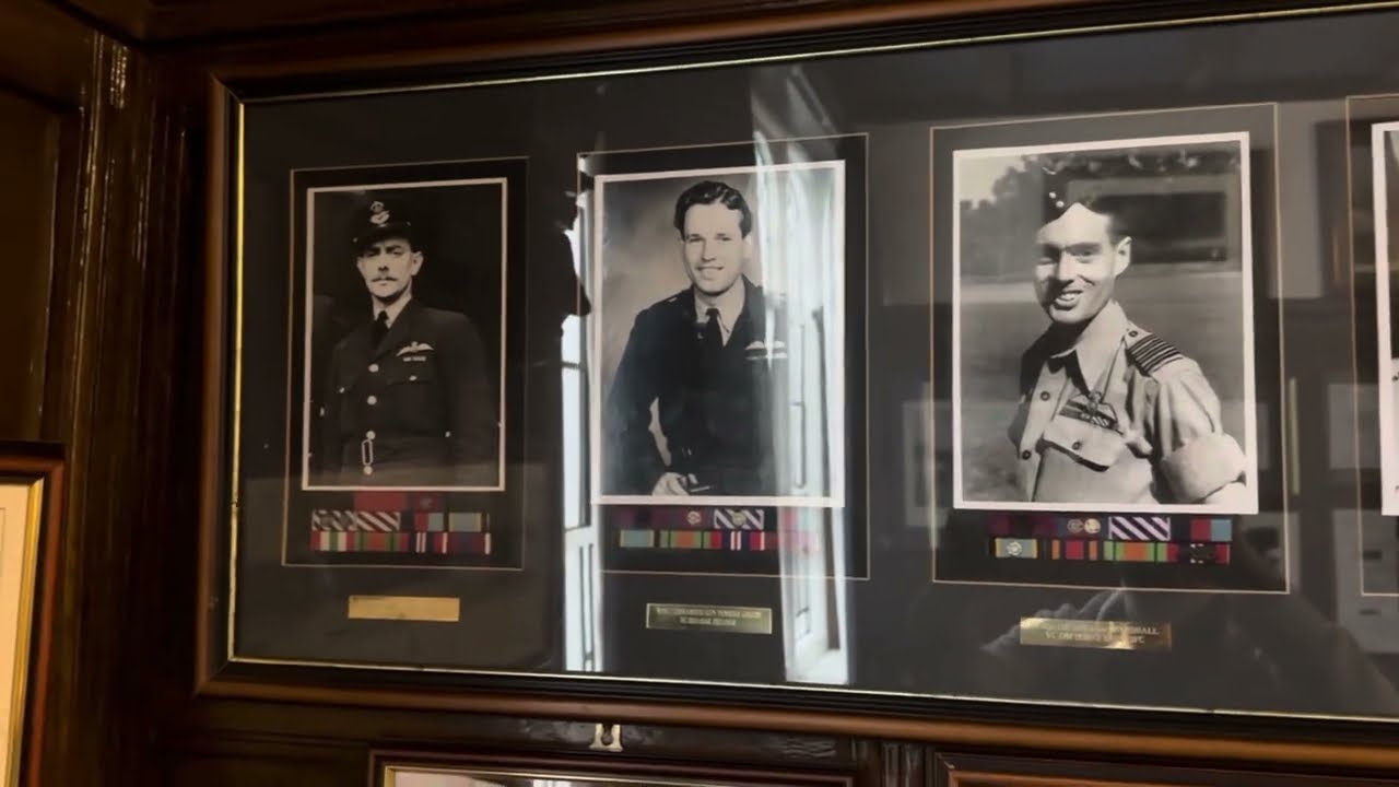 Officers Mess at Petwood Hotel in Woodhall Spa Lincolnshire home of 617 Squadron The Dambuster&rsquo;s
