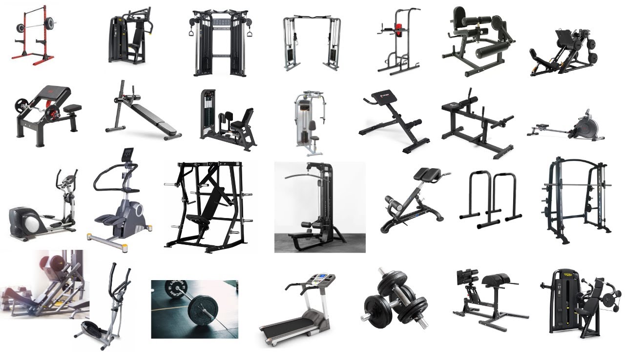 Gym Equipment: Name and Pictures