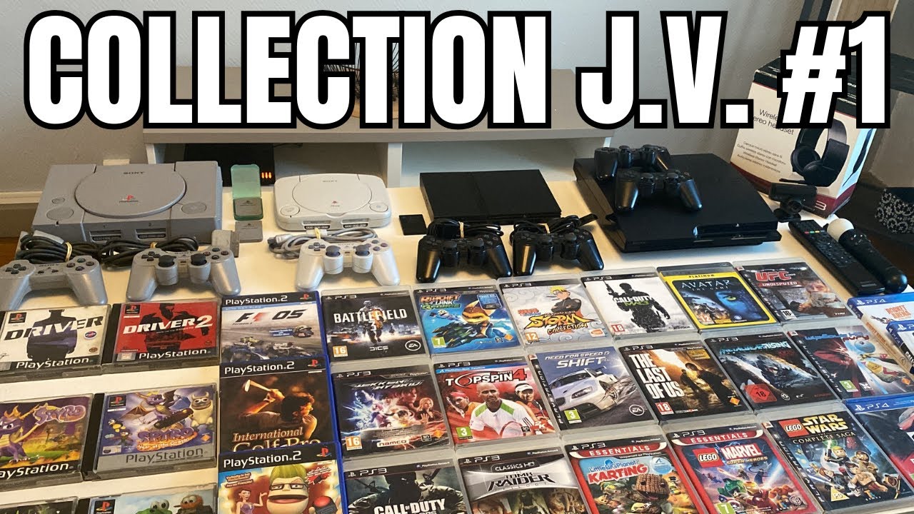 COLLECTION PLAYSTATION #1 : MON 1ER ACHAT ! TEST JV / FR / HD HertzGeek