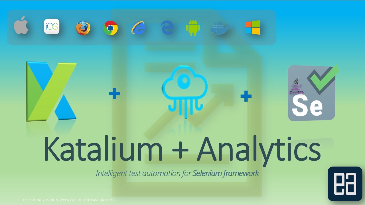 Custom coding in Katalium framework with Selenium POM and reporting with Katalon Analytics