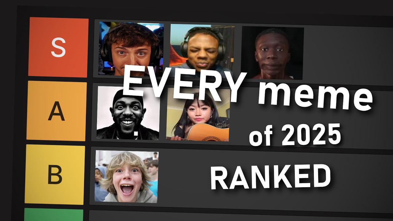 Every 2025 Meme Tier List