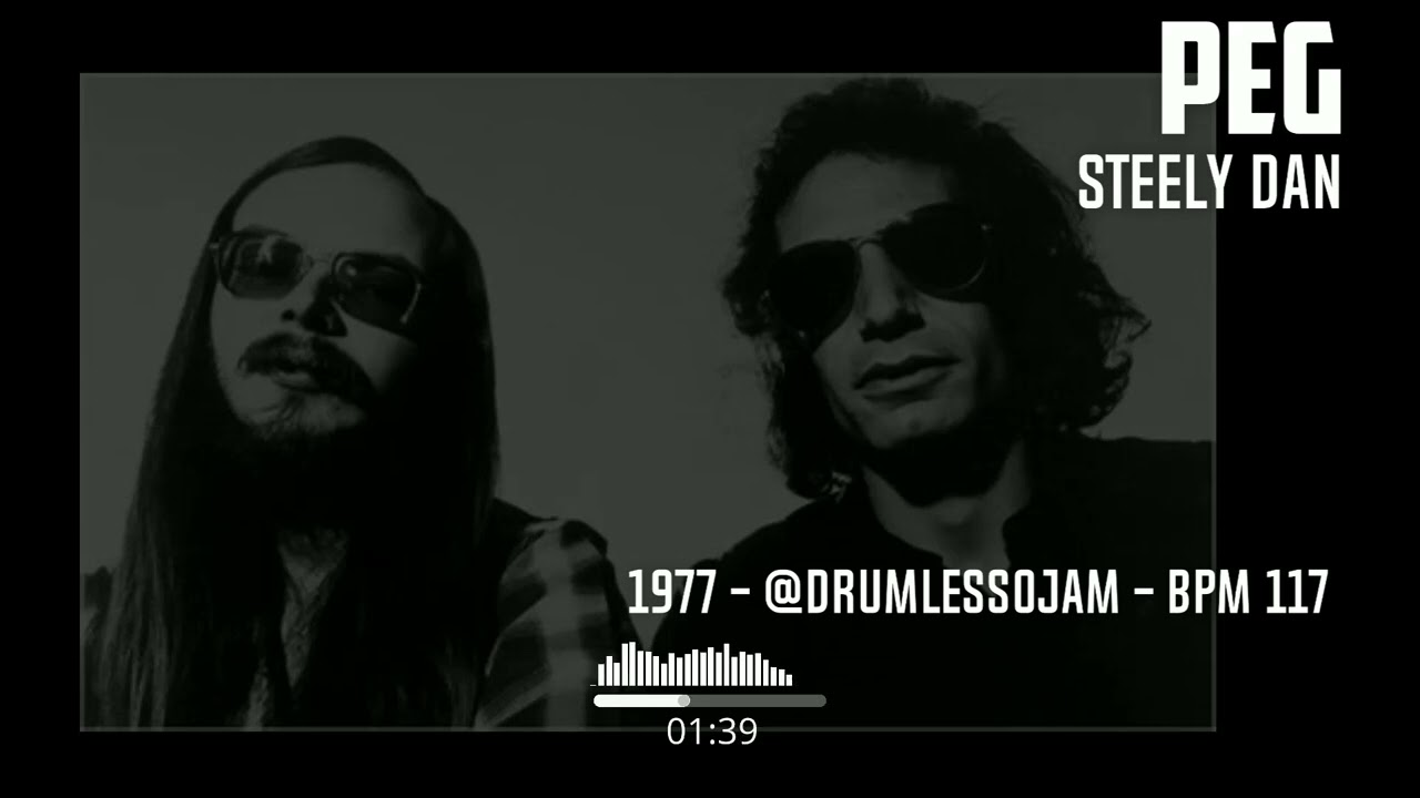 Steely Dan - Peg (Drumless Track) | Drum Practice 117 BPM