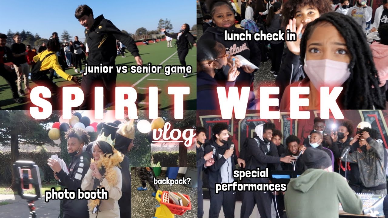 SPIRIT WEEK VLOG: (OOTW, anything but a backpack day, junior vs senior kickball, hs soccer szn, etc)
