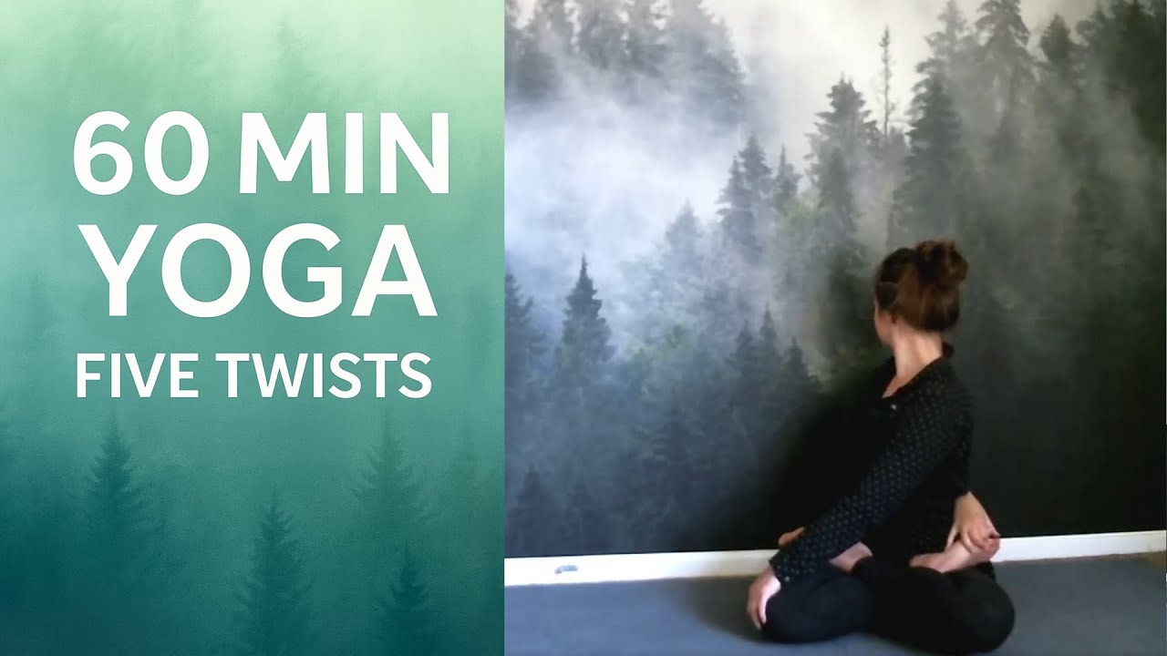 60-Min Power Yoga Flow: Five important twists | Full Online Practice