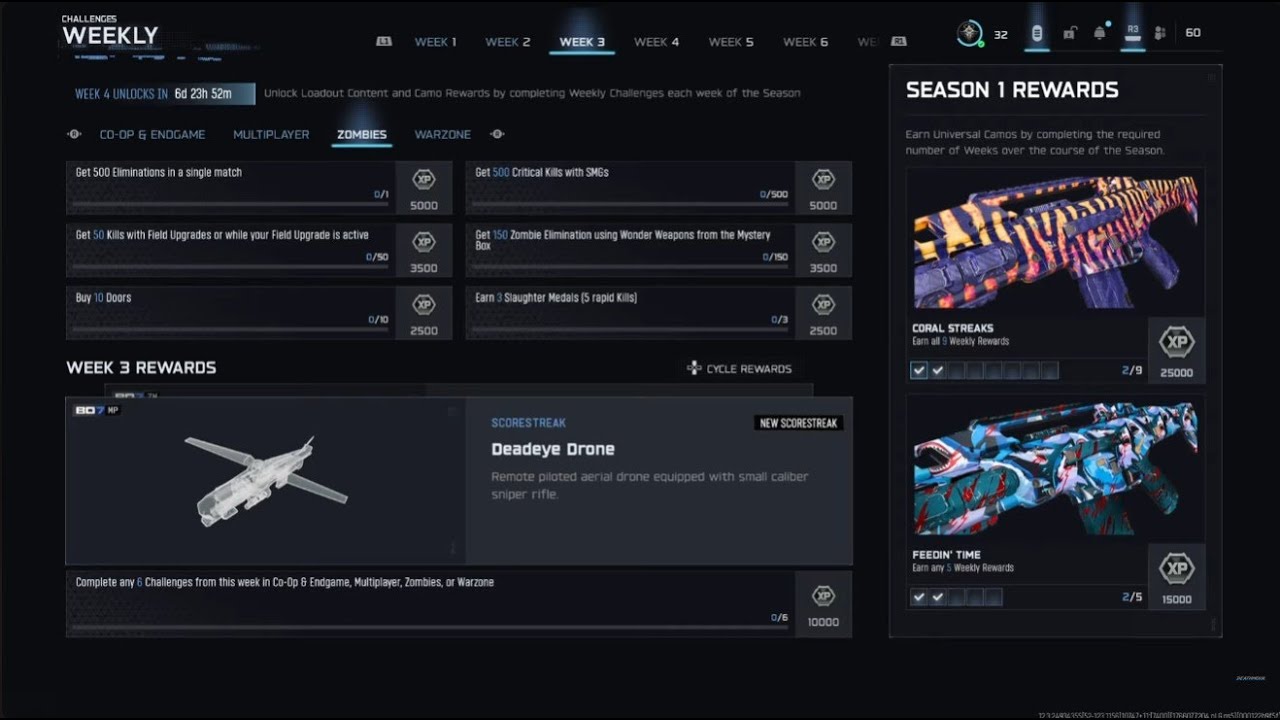 Black Ops 7: SEASON 1 WEEK 3 CHALLENGES, NAUGHTY OR NICE EVENT COMPLETE!
