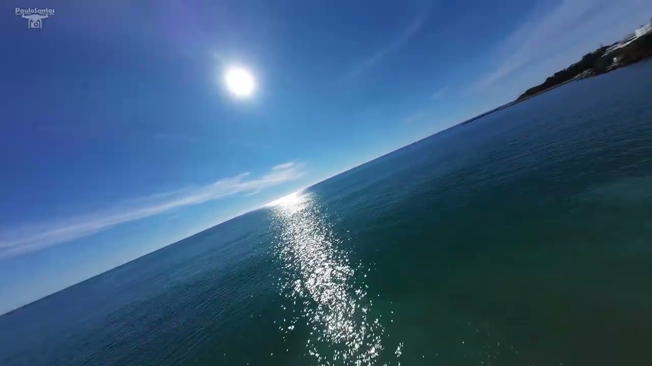 Praia do Peneco, Albufeira FPV 4K
